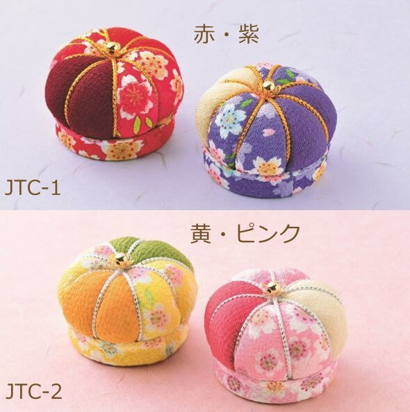 京ちりめん キット ふっくらピンクッション 取寄せ商品 パナミ 手芸の山久 2