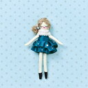 人形用ドレスキット パート2 ブルー NB-21 ドレス オリジナルドール ドールチャーム パナミ 取寄せ商品 ネコポス可 手芸の山久