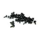 さし目 ソリッドアイ 黒 2mm 3mm 4mm 5mm 6mm 8mm 約100個入 ブラック ぬいぐるみ あみぐるみ 羊毛フェルト 目 目玉 山久 大容量 ...
