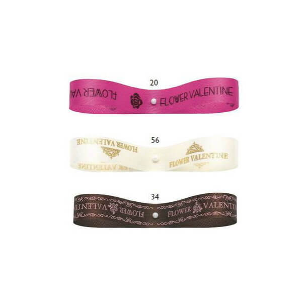 乐天商城 - 東京リボン フラワーバレンタインリボン12 約12mm×19m