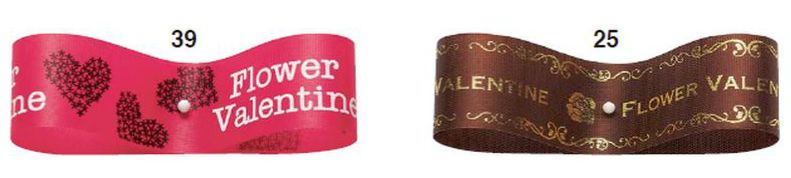 東京リボン フラワーバレンタインリボン22 約22mm×22m