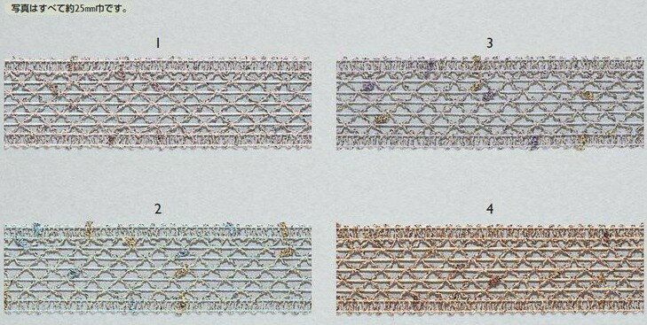樂天商城 - 東京リボン レース・トーション122 約25mm×3mリボン 手芸の山久