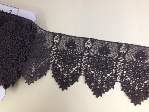 ケミカルレース 93mm巾 茶 No.SYA55160