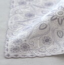 【送料無料】汕頭手刺繍 ハンカチ 7508