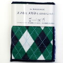 スマホ・メガネ拭き ハンカチ 7252 アーガイル グリーン