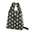 アナ スイ エコバッグ/マイバッグ ローズ柄 ブラック │ アナスイ ANNA SUI ギフト プレゼント プチギフト 贈り物 内祝い 記念日 誕生日 退職 退職祝い 内祝い お礼 お返し 遅れてごめんね