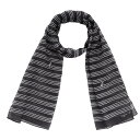 アニエスベー ロングチーフ(UVカット加工) ボーダー ブラック │ agnes b アニエス ギフト プレゼント プチギフト 贈り物 内祝い 記念日 誕生日...
