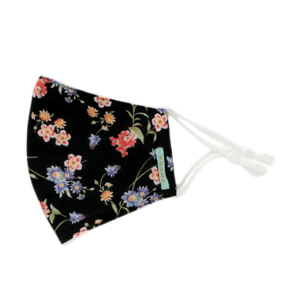 【SALE ￥1980→￥330】83％OFF！　トッカ　マスク ＜抗菌加工＞ 1406　ブラック　マスク 立体 布 布マスク 洗える メンズ レディース 女性 男性 子供 こども キッズ 大人用 大きめ 小さめ おしゃれ 快適 セールのサムネイル