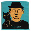 アツコマタノ ガーゼハンカチ cat lover ブルー │ Atsuko Matano ギフト プレゼント プチギフト 贈り物 内祝い 記念日 誕生日 退職...