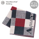 アクアスキュータム メンズ ガーゼハンカチ ブロックカラー レッド │ Aquascutum アクアス ギフト プレゼント プチギフト 贈り物 内祝い 記念日...