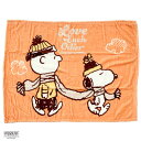 【SALE ¥1980→¥880】56%OFF! スヌーピー ひざ掛け スヌーピーと仲良しマフラー ミニブランケット オレンジ | キャラクター グッズ ひざ掛...