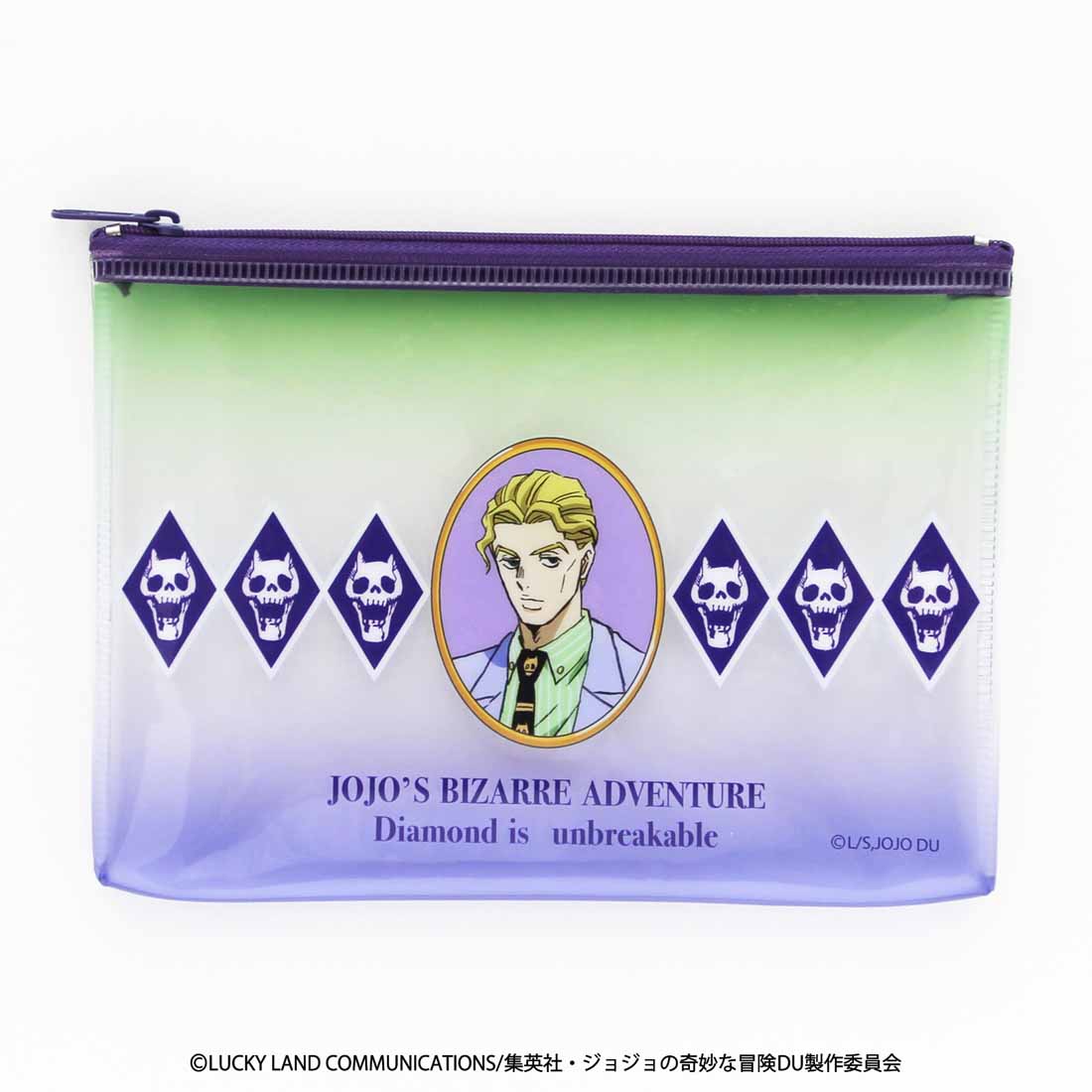 【SALE ¥1430→¥550】62%OFF! 【SALE ¥1430→¥550】62%OFF! 【ジョジョの奇妙な冒険 ダイヤモンドは砕けない】 ポーチ 吉良吉影