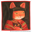 キャットアート スマホ・メガネ拭き ハンカチ 「麗ね子像」猫田劉生 CAT ART | ブランドハンカチ 結婚式 ホワイトデー お返し 退職 お礼 ネコ 猫 ア...
