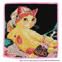 キャットアート シェニール織 タオルハンカチ「グランド・オダリスク」 ドミニク・ニャングル CAT ART ハンカチ レディース ギフト プレゼント 女性 プチ...