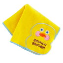 ブランチブラザー コーナー刺繍タオルハンカチ ダック| Brunch Brother 韓国 キャラクター ハンドタオル レディース 女性 お返し ギフト プレゼ...