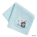 ねこに転生したおじさん タオルハンカチ プンちゃん&おじさん ブルー │ ねこおじ 猫 おじさん キャラクター ギフト プレゼント プチギフト 贈り物 内祝い ...