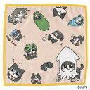 ねこに転生したおじさん スマホ拭きハンカチ 着ぐるみプンちゃん │ ねこおじ 猫 おじさん キャラクター ギフト プレゼント プチギフト 贈り物 内祝い 記念日...