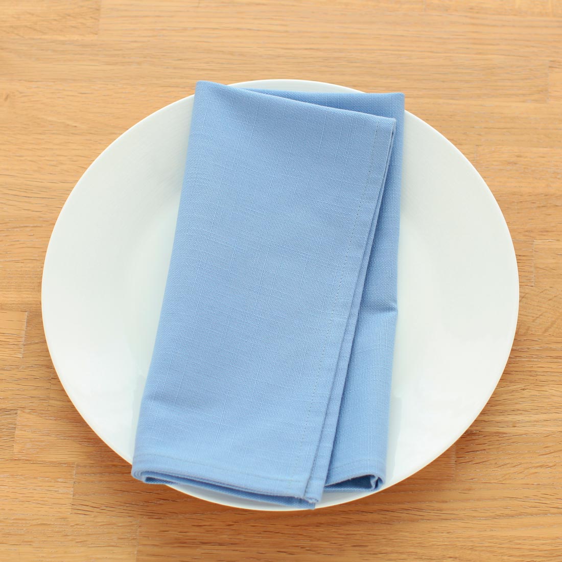 【SALE ￥1100→￥550】50％OFF！ テーブルナプキン ソーダ (水色) 50×50cm デリシャスカラー 無地 ブルーミング中西 オリジナル 日本製 正方形