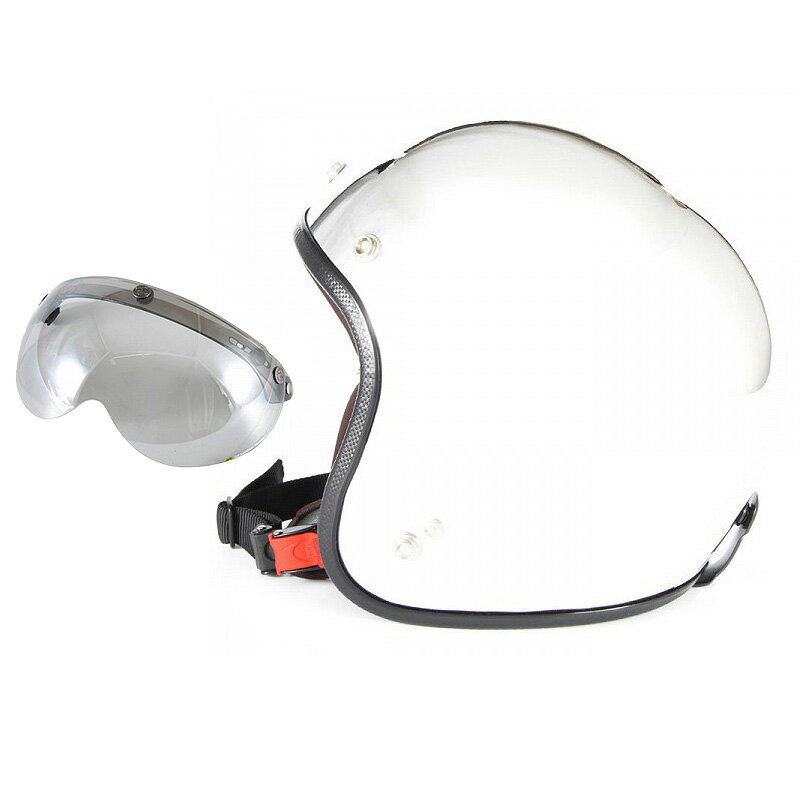 【JPM-3+APS-04】ジャムテックジャパン 72JAM JPM-3JP MONO ジェットヘルメット [メッキプレーン]3サイズ メンズ レディース 兼用品 SG規格 全排気量対応