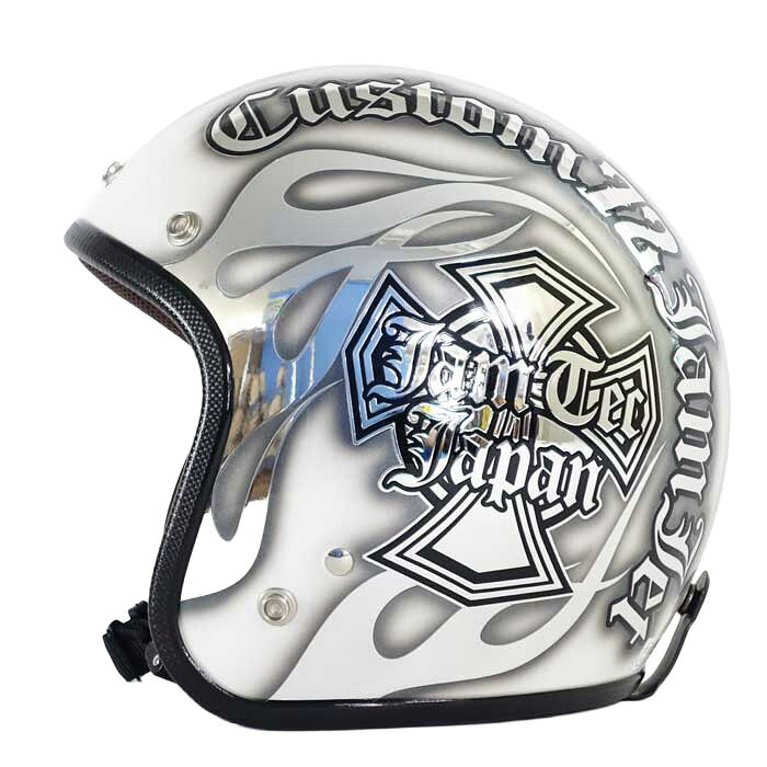 楽天市場】72JAM JET（カラーホワイト）（ヘルメット｜バイク用品