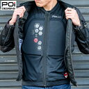 バイク プロテクター インナー 胸 胸部 ガードインナーベストCE BPJ-02P ベベルギア POi DESIGNS ベスト 黒 メンズ レディース 兼用 ツ...