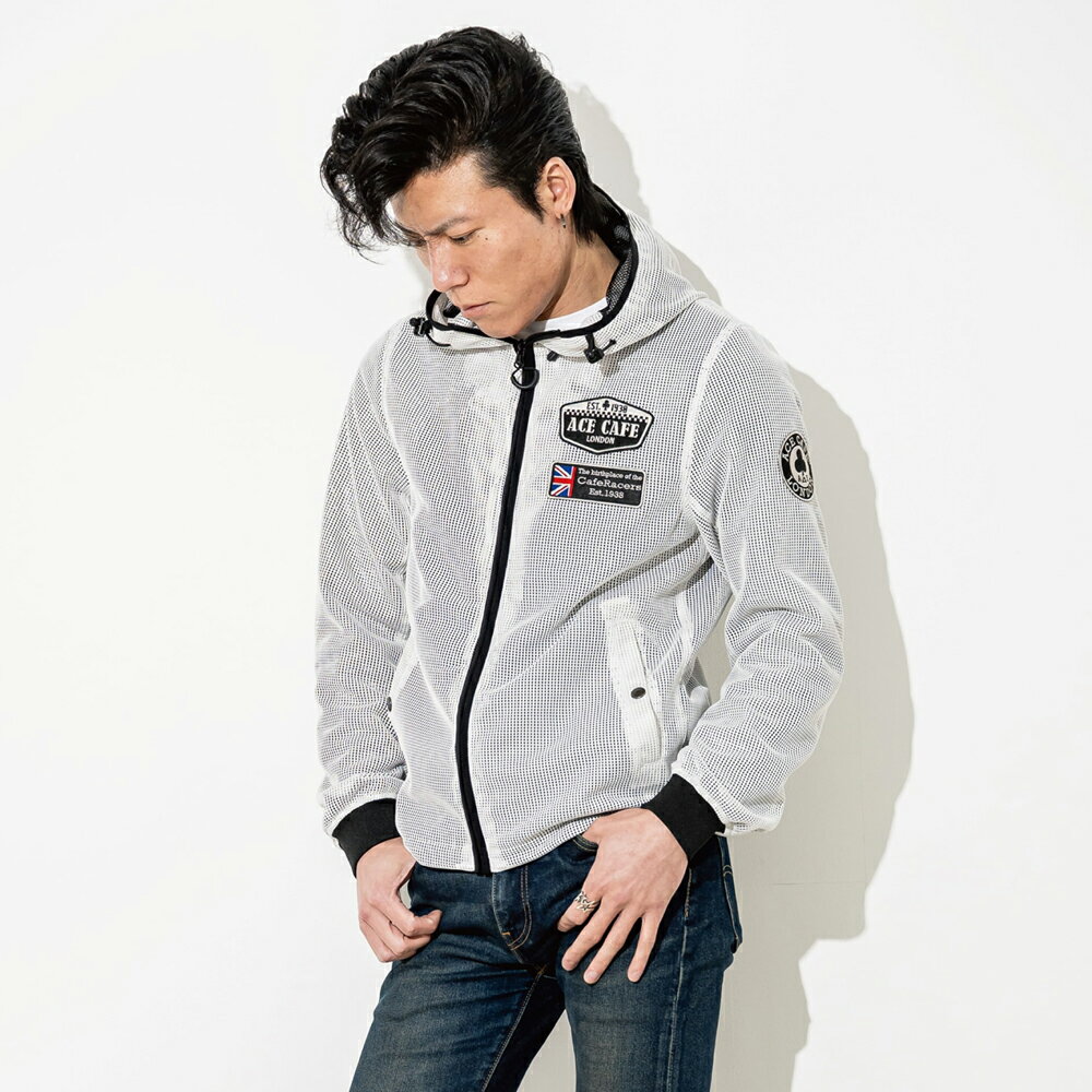 も*ん様 BATES フード付きメッシュジャケット ホワイト レディース Lサイ 楽天市場】メッシュジャケット レディース(カラーホワイト