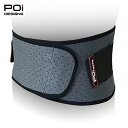 ウエストサポート&ガードベルト 腰 腰痛予防 サポーター インナー ベベルギア WSG-01 WAIST SUPPORT&GUARD BELT POi DESIGNS 安全 ツーリング メンズ レディース 2サイズ ブラック 吸汗冷感