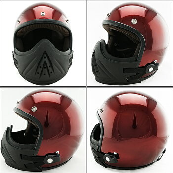 【楽天市場】【新商品/あす楽】 NEO VINTAGE SERIES ジェットヘルメット汎用フェイスガード ウレタンフォーム製 お手持ちの