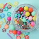 【レジン 封入素材】パーツミックス 小粒チョコ クレイ パール ストーン ケース入り レジン 封入 カラフル ポップ シェイカー カシャカシャ パーツ 資材 材...