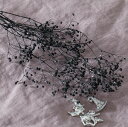 【ドライフラワー】小分け ソフトミニカスミ草 ラメ入り かすみ草 黒 ブラック 大地農園 レジン ハーバリウム 小さいお花 レジン封入 封入素材 カスミソウ ラ...