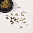 ネイルパーツ メタルパーツ ぺたんこパーツ 極小パーツ レジン レジン封入 クリスマス アソート 封入素材 ハンドメイド デザインパーツ 冬