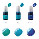 レジン用着色剤 パジコ 宝石の雫 復刻カラー 単品 ターコイズ/アクアブルー/ロイヤルブルー10ml PADICO UVレジン 着色料