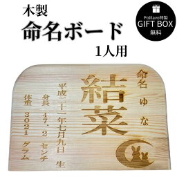 木製 命名書 命名ボード 1人用 赤ちゃん 出産祝い お祝い プレゼント 贈り物 焼きつけ 名入れ ネーム入れ 栃木レザーと刺繍のお店 Polilavo ポリラボ