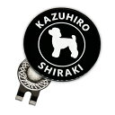 ゴルフマーカー 40mm 35mm 30mm 3サイズから選べる クリアブラック アクリル 50デザイン 名入れ マグネット入ハットクリップ付 ラウンド用品 コンペ 景品