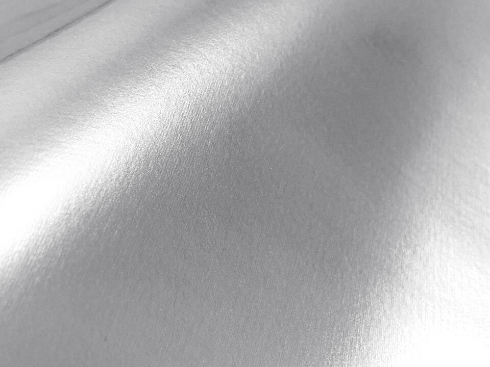 合皮レザー生地 革調 エナメル 難燃【シルバー】[AURA-02]