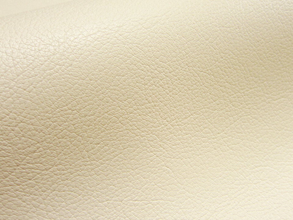 アウトドア 合皮レザー生地 無地 難燃 薄ベージュ [FP-SO-05]