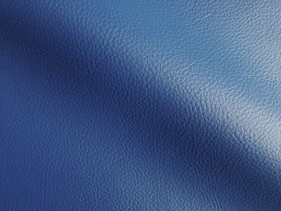 カラフル 合皮レザー生地 難燃 無地 紺 [MASTER-X-239]
