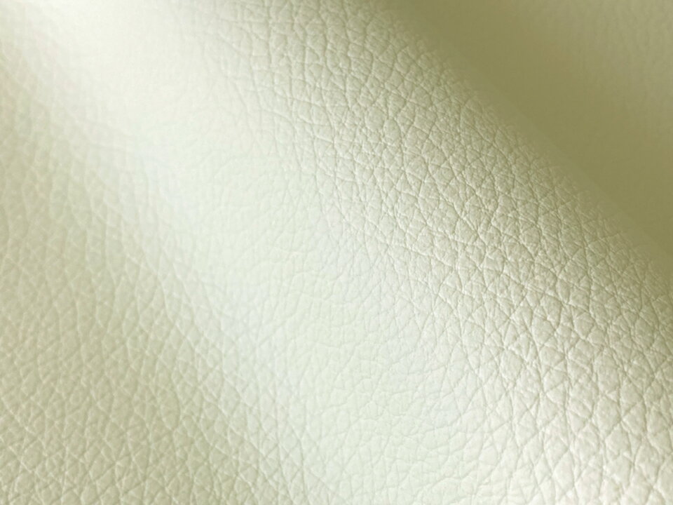 合皮レザー生地 難燃 広幅【ソフト シボ大 アイボリー】[SOFT-SHIB-01]