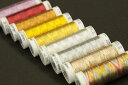 【5日限定P2倍&最大10%OFFクーポン】Mettler メトラー メタリック100m 【ミシン糸 手縫い糸 刺繍 金 銀 マルチカラー クリスマスカラー 】