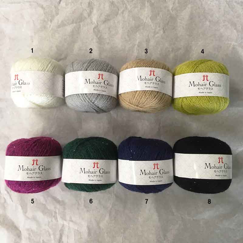 ハマナカ　手あみ糸　毛糸　モヘアグラス