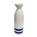 美濃焼 白二本線 徳利 055037