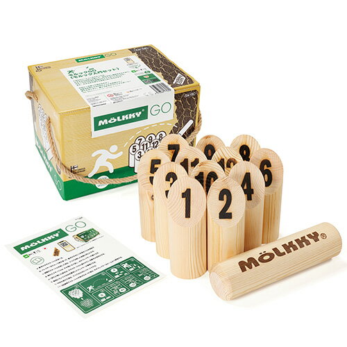 【新品未使用】 モルック 世界大会でも使用されている TACTIC社の正規品 Molkky（モルック