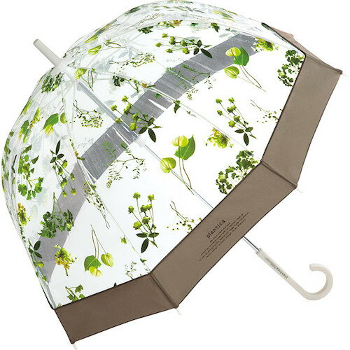 プランティカ×ダブリュピーシー(plantica×Wpc.) フラワーアンブレラ プラスティック PLV−012 ブラウン
