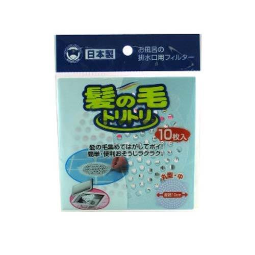 髪の毛トリトリ　中　10枚入│浴室・お風呂掃除グッズ　排水目皿・ヘアキャッチャー