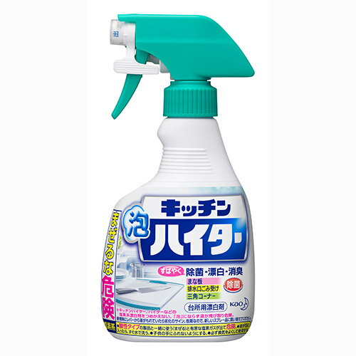 花王　キッチン泡ハイター　本体　400ml│台所洗剤　キッチン用漂白剤・除菌剤のサムネイル