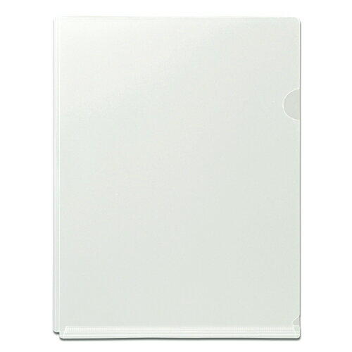 プラス（PLUS） たっぷり入るマチ付クリアホルダー FL-183HO A4