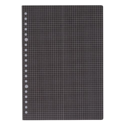 日本能率協会　NOLTYノート　kukuru　ミシン目入り方眼3.5mm　A5　NTK1104　ブラック