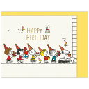 ホールマーク(Hallmark) 誕生お祝い 立体ミニカード スヌーピー 840303 パーティガーランド