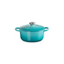【お買い得】 ル・クルーゼ(Le Creuset) シグニチャー ココット・ロンド 18cm カリビアンブルー