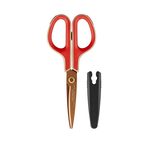 プラス(PLUS) フィットカットカーブ プレミアムチタン 限定レトロカラー 34−408 レトロレッド